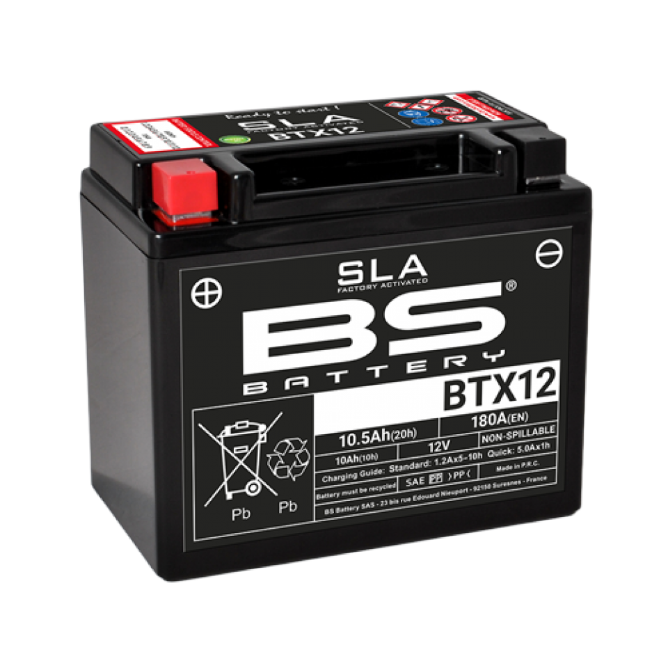 Batterie SLA BS Battery pour Scooter Honda 250 Foresight 1998 à 2000 Neuf