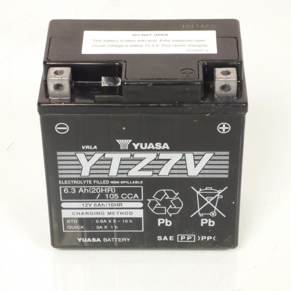 Batterie SLA Yuasa pour scooter Yamaha 125 N-MAX 2015 à 2025 YTZ7V / 12V 6.3Ah Neuf