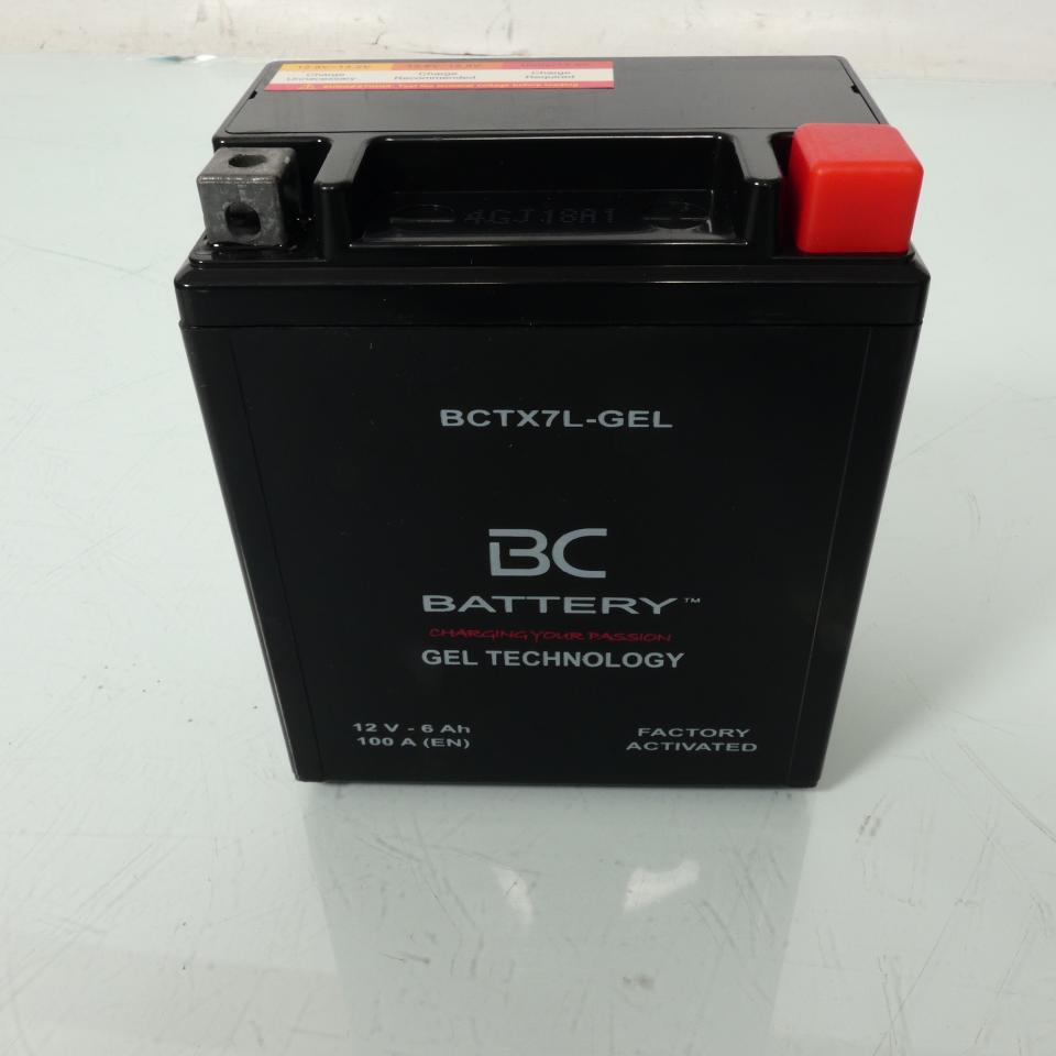 Batterie SLA BC Battery pour Moto Derbi 125 Senda Sm Drd Racing 2009 à 2018 YTX7L / 12V 6Ah Neuf
