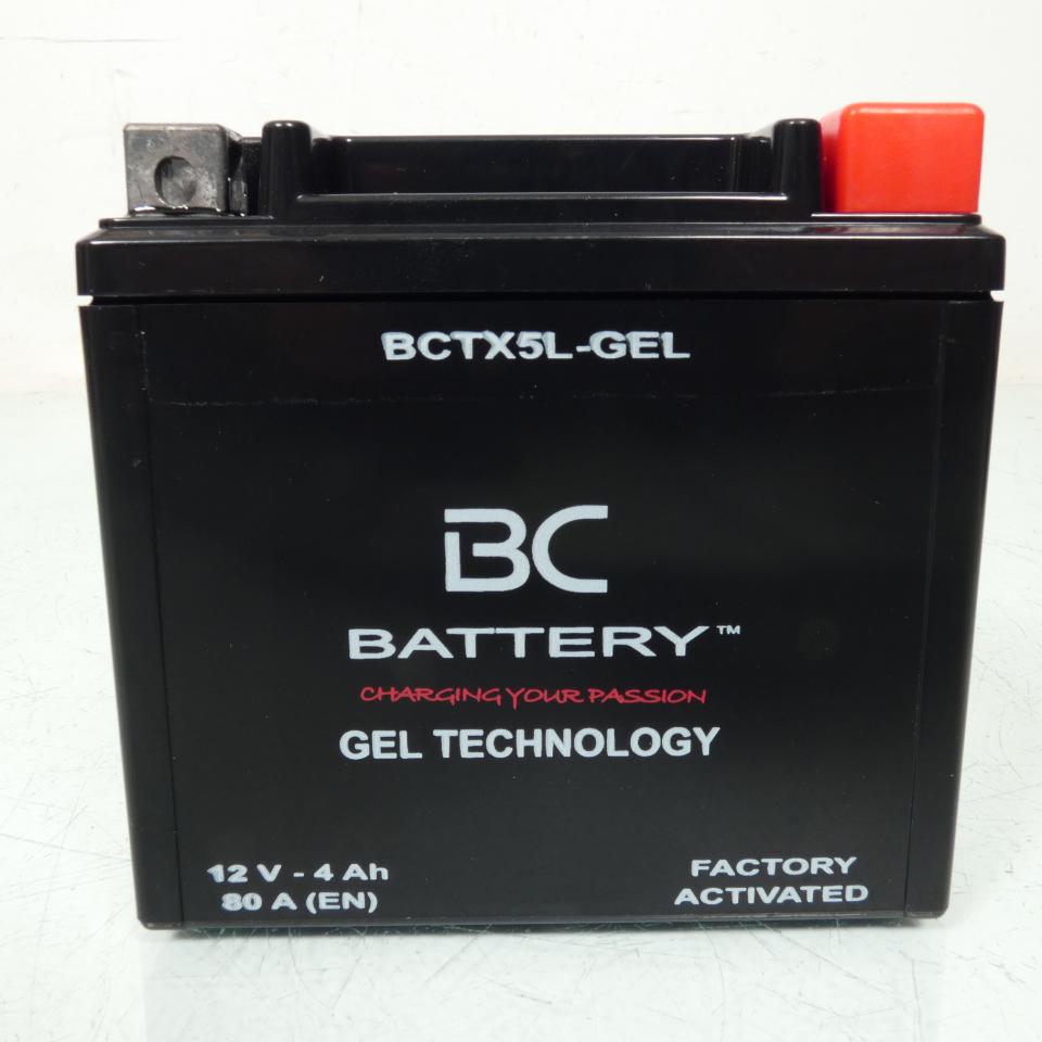 Batterie SLA BC Battery pour Moto Honda 125 Cityfly 1981 à 1999 YTX5L / 12V 4Ah Neuf
