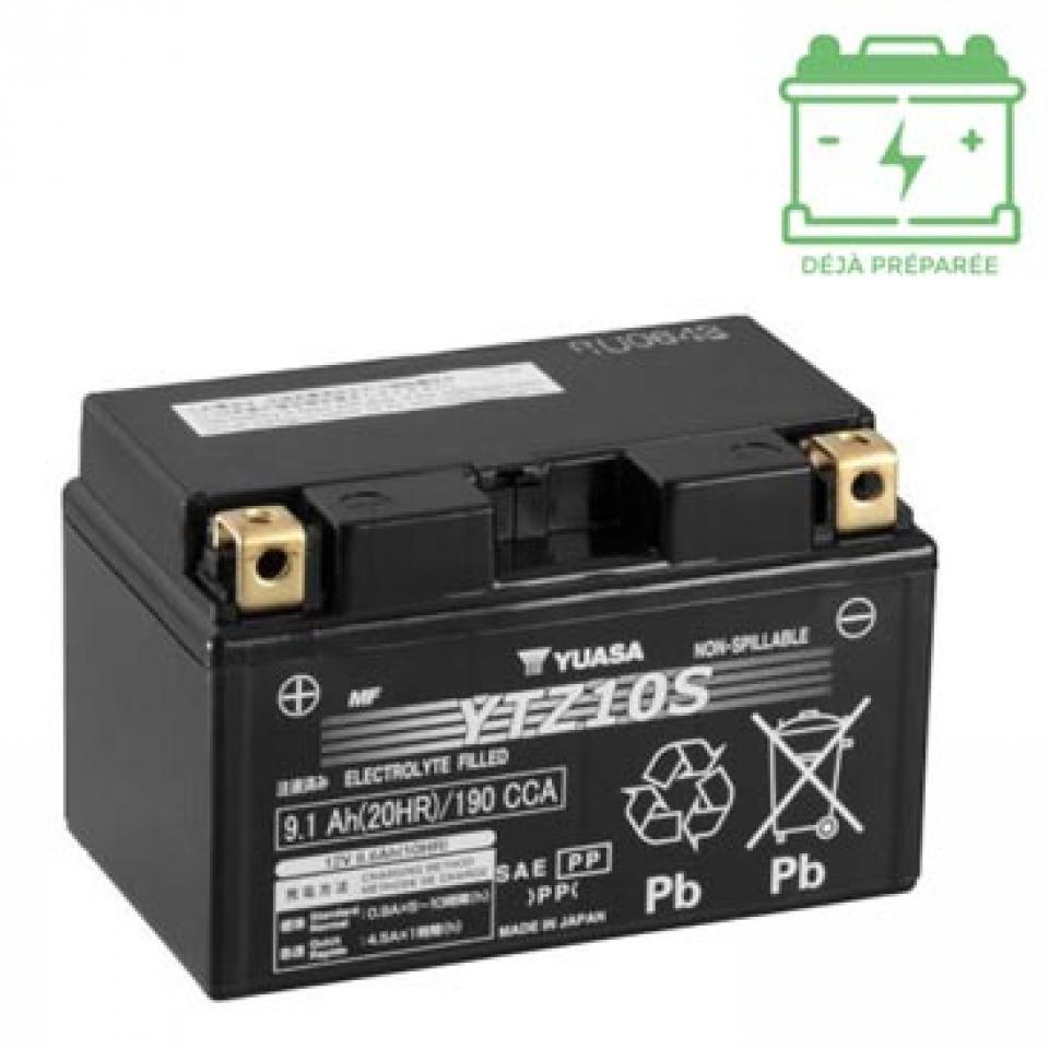 Batterie Yuasa pour Moto Honda 954 Cbr Rr Fireblade 2002 à 2003 YTZ10-S / 12V 8Ah Neuf