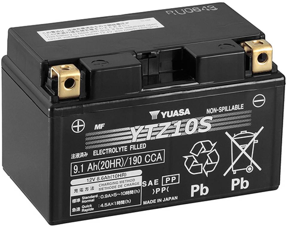Batterie Yuasa pour Moto Honda 954 Cbr Rr Fireblade 2002 à 2003 YTZ10-S / 12V 8Ah Neuf