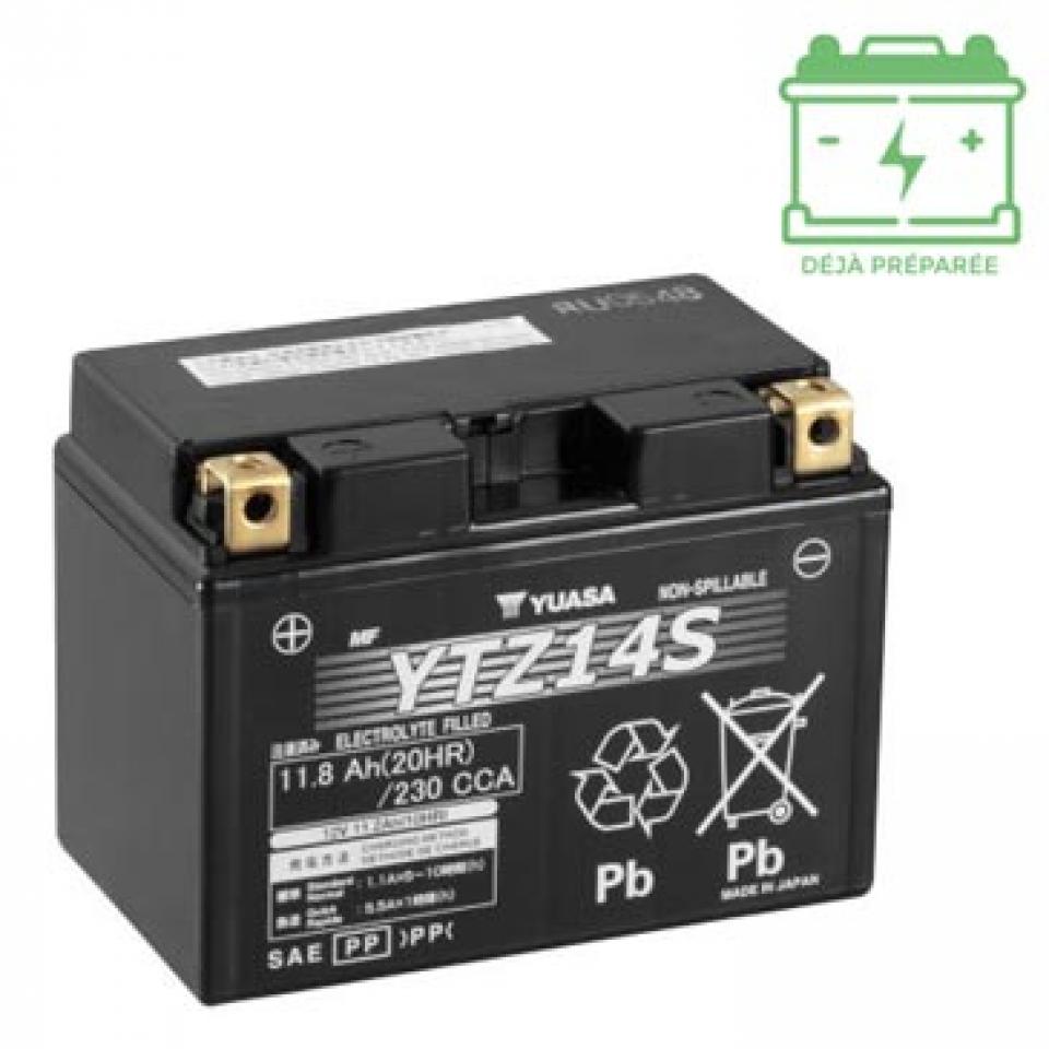 Batterie SLA Yuasa pour Moto Benelli 1130 Tnt Cafe Racer 2005 à 2016 YTZ14-S / 12V 11.2Ah Neuf