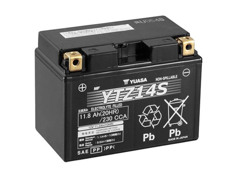 Batterie SLA Yuasa pour Moto Honda 650 Xl V Transalp 2000 à 2007 YTZ14S-BS / 12.8V 4.5Ah Neuf