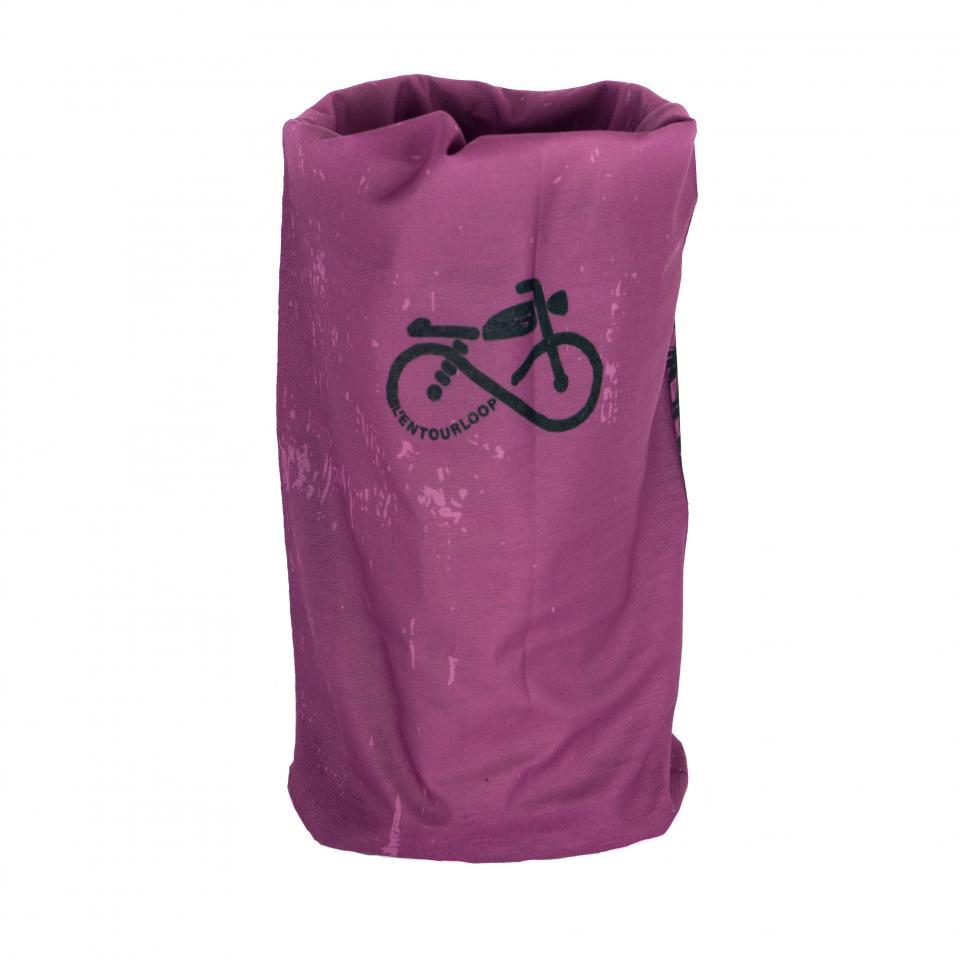 Tour de cou pour moto L'Entourloop Motorcycle Her Bike coloris violet 100% polyester