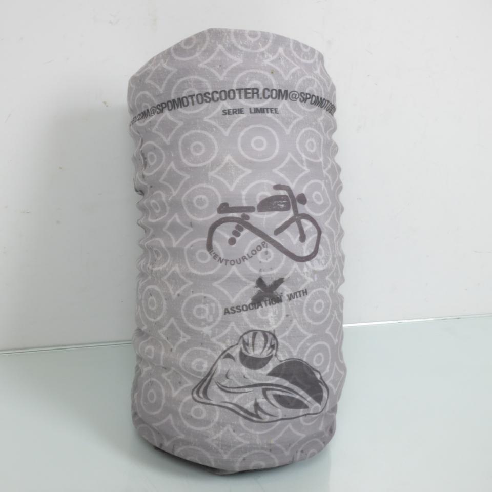 Tour de cou pour moto L'Entourloop & SPO pour motorcycle Patch coloris gris 100% polyester