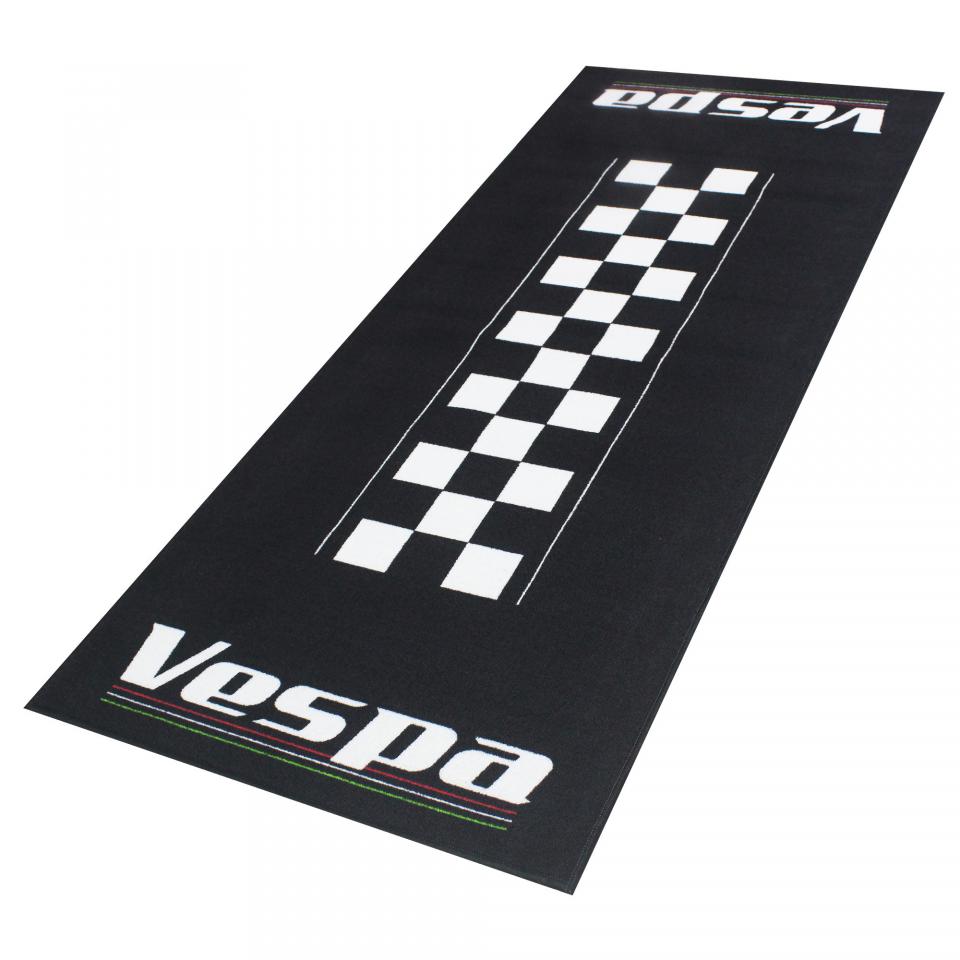 Tapis environnemental Biketek Garage Mat noir blanc pour scooter VESPA Neuf