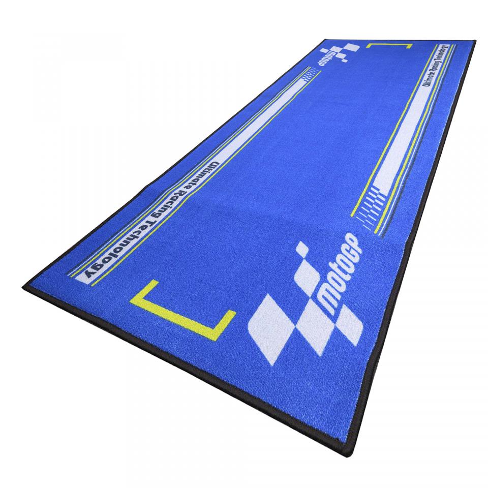 Tapis environnemental Biketek Garage Mat motoGP bleu blanc vert pour moto Neuf