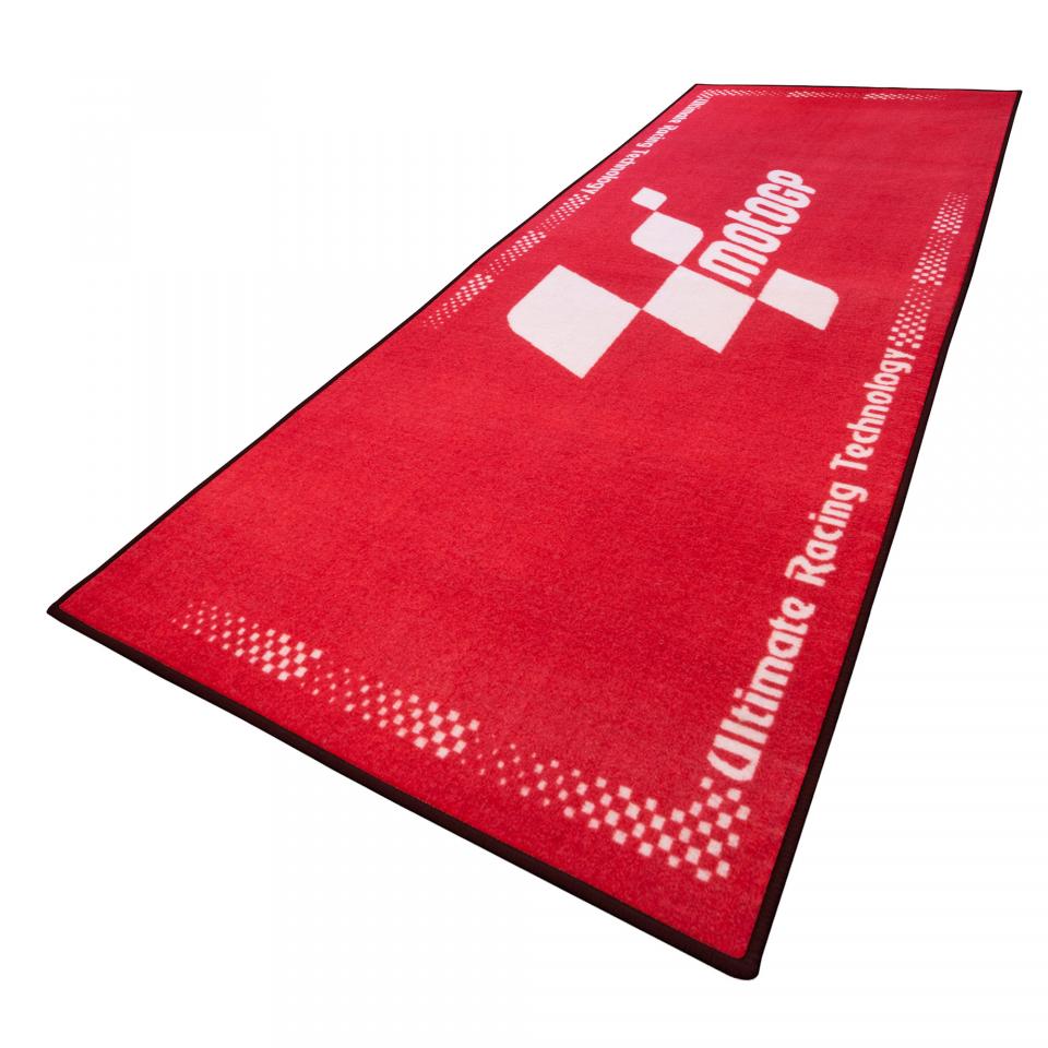 Tapis environnemental Biketek Garage Mat motoGP rouge blanc pour moto Neuf