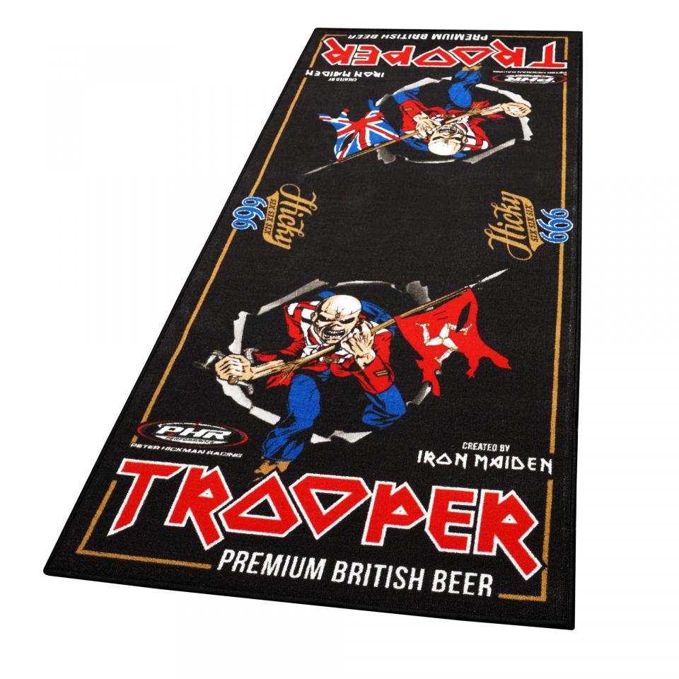 Tapis environnemental pour moto Biketek Ltd Edition Iron Maiden Trooper Hickman Neuf