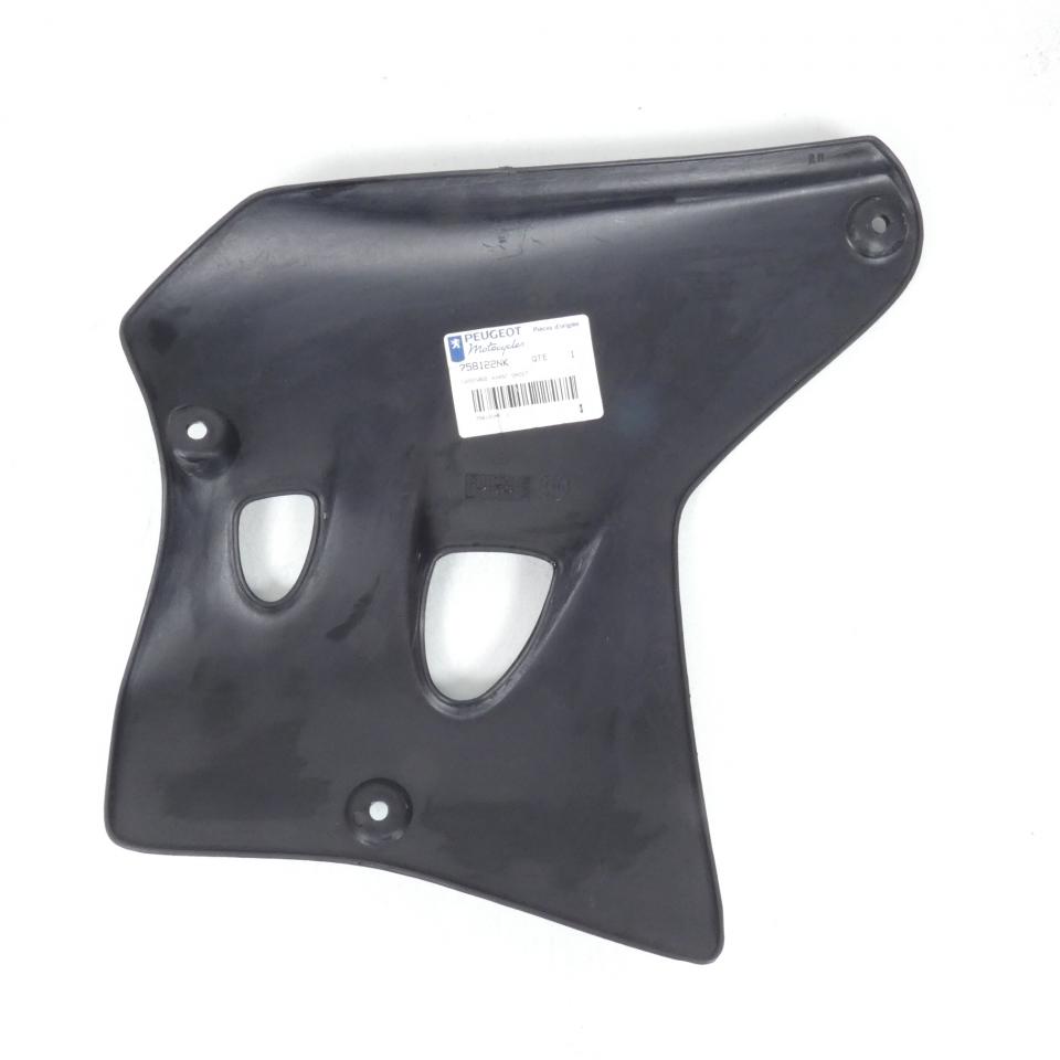 Écope droite Noir perlé origine pour moto Peugeot 50 XP6 Trail 758122NK Neuf