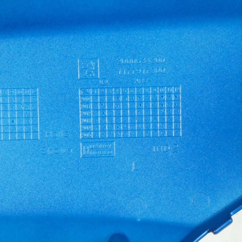 Cache latéral droit bleu pour mobylette Peugeot 50 XP 11721302 721302BH Neuf