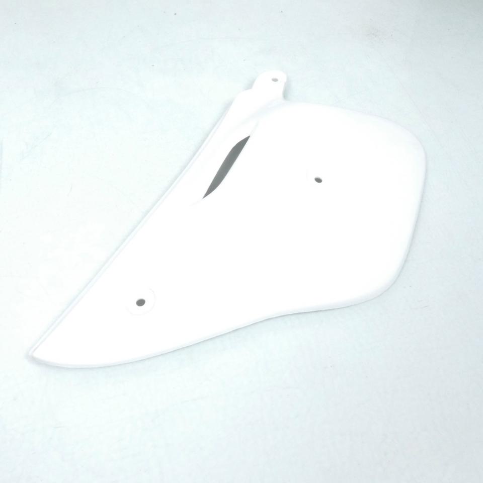 Cache latéral arrière gauche pour moto Peugeot 50 XP6 758125OF Blanc Neuf