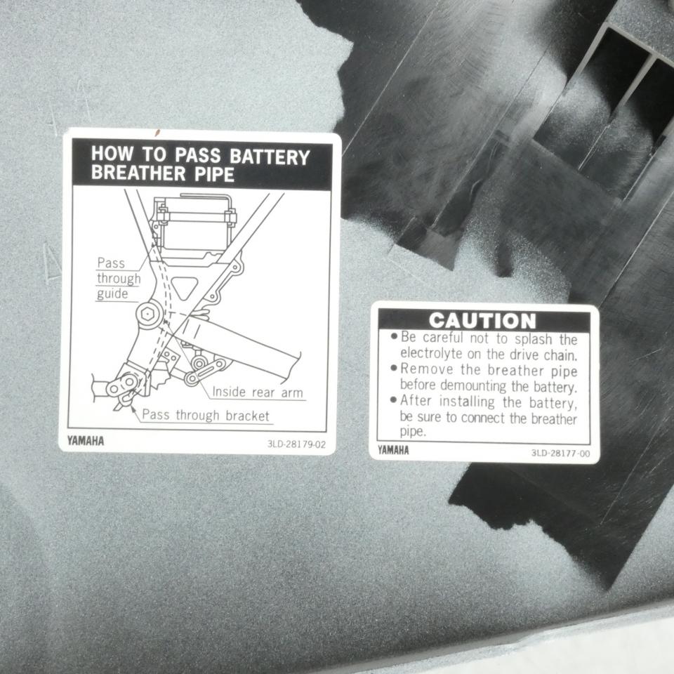 Cache latéral ARG pour moto Yamaha 750 XTZ Super tenere 1989 3LDY217110GE Blanc