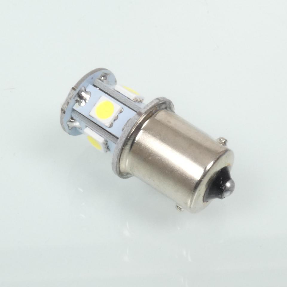 Ampoule LED 12V blanche culot BA15S 150 lumens RMS pour moto scooter auto Neuf