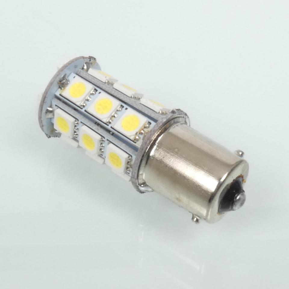 Ampoule LED 12V blanche culot BA15D 410 lumens RMS pour moto auto scooter Neuf