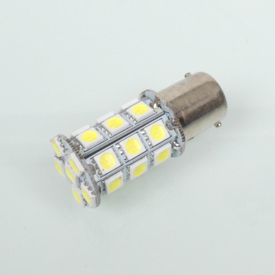 Ampoule LED 12V blanche culot BA15S 450 lumens RMS pour moto scooter auto Neuf