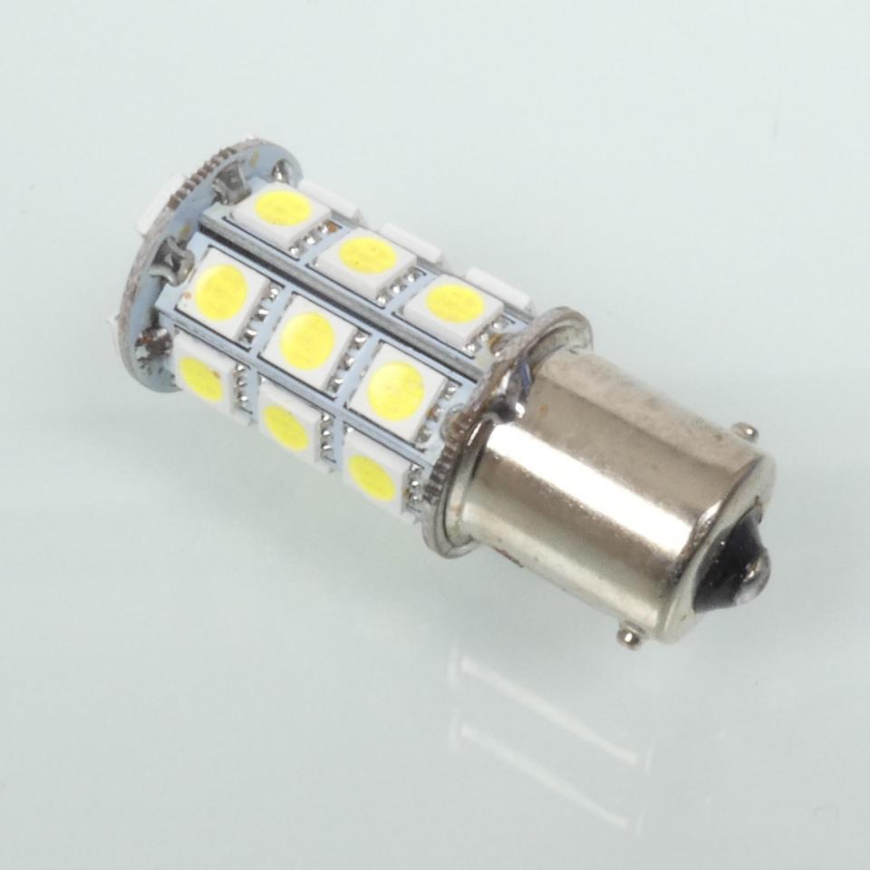 Ampoule LED 12V blanche culot BA15S 450 lumens RMS pour moto scooter auto Neuf