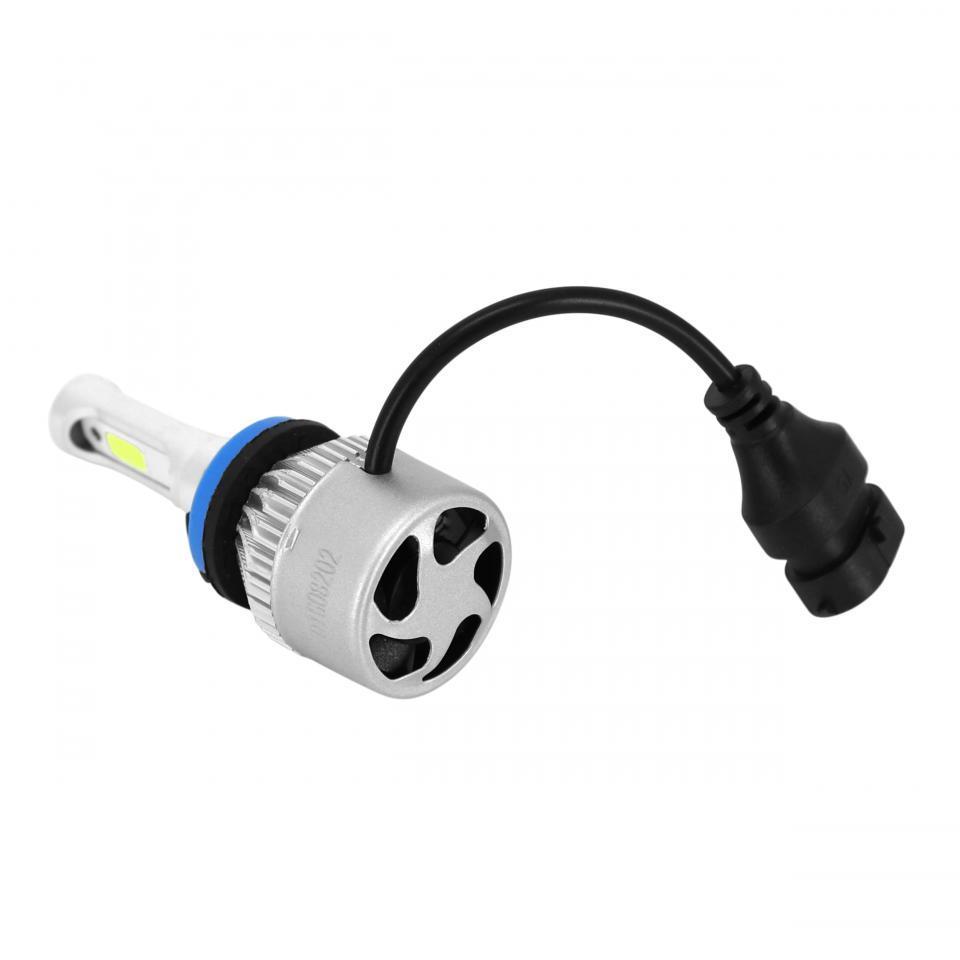 Kit de 2 ampoule à LED H11 LSC11 ventillé 12V 8000L 80W 6500K pour moto auto