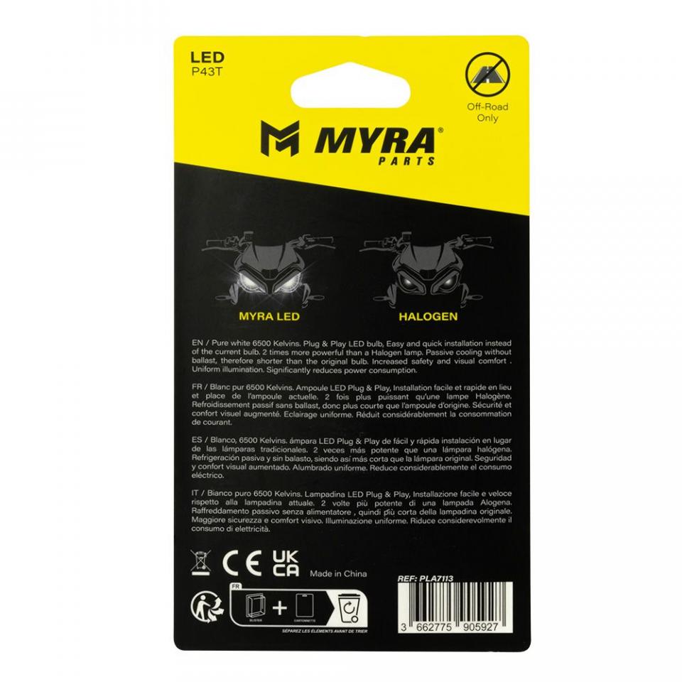 Ampoule Myra pour Auto Neuf