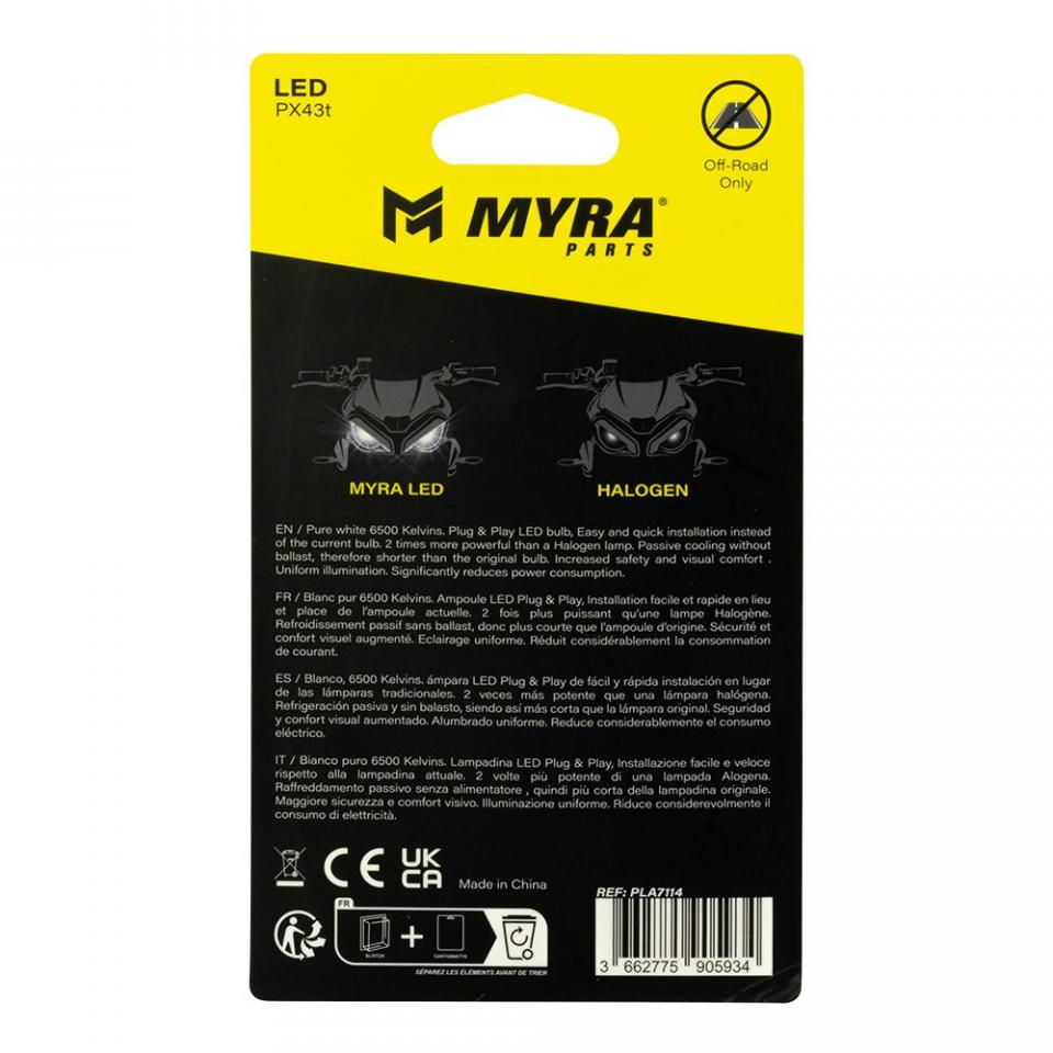 Ampoule Myra pour Auto Neuf