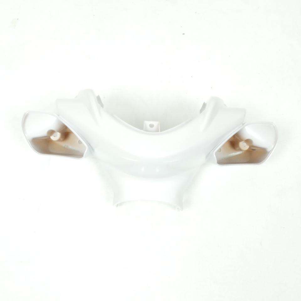 Partie AV de Couvre guidon générique pour scooter MBK 50 Nitro blanc perlé Neuf