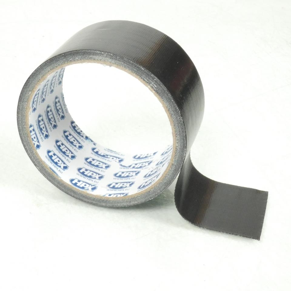 Rouleau ruban toile adhésif HPX noir CB5050 48mm x 50m haute qualité pour moto