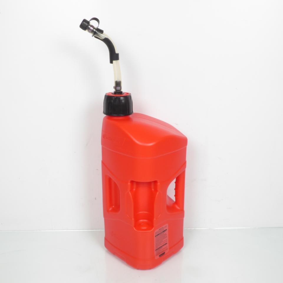 Bidon jerrican plastique 20L Polisport ProOctane rouge avec doseur pour moto