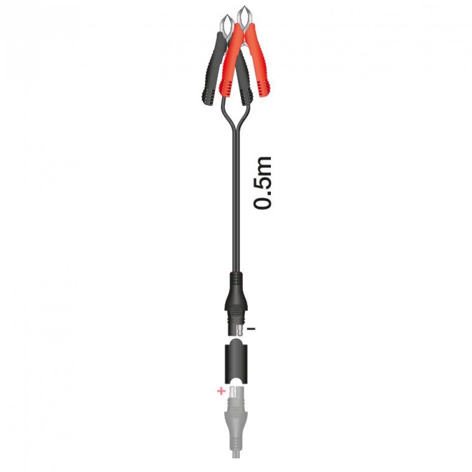 Câble SAE pinces pour chargeur de batterie OPTIMATE 4 SAE-74 pour moto Neuf