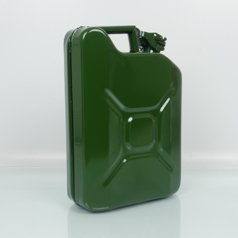 Bidon jerrycan en métal 10L essence carburant pour auto 4x4 quad moto Neuf