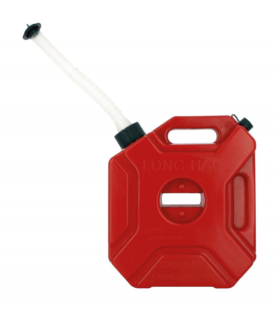 Bidon jerrycan plastique rouge 5L essence carburant S-Line pour quad 4x4 auto