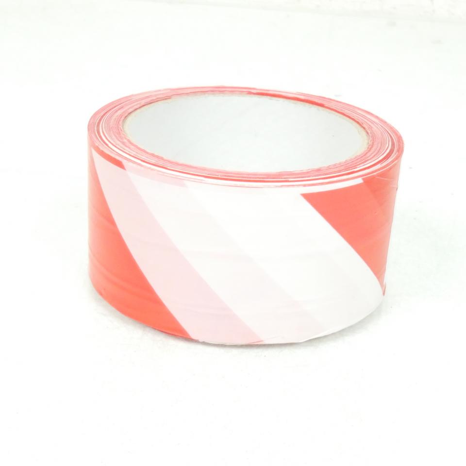 Ruban de balisage, signalisation HPX rubalise rouge/blanc 100m Neuf