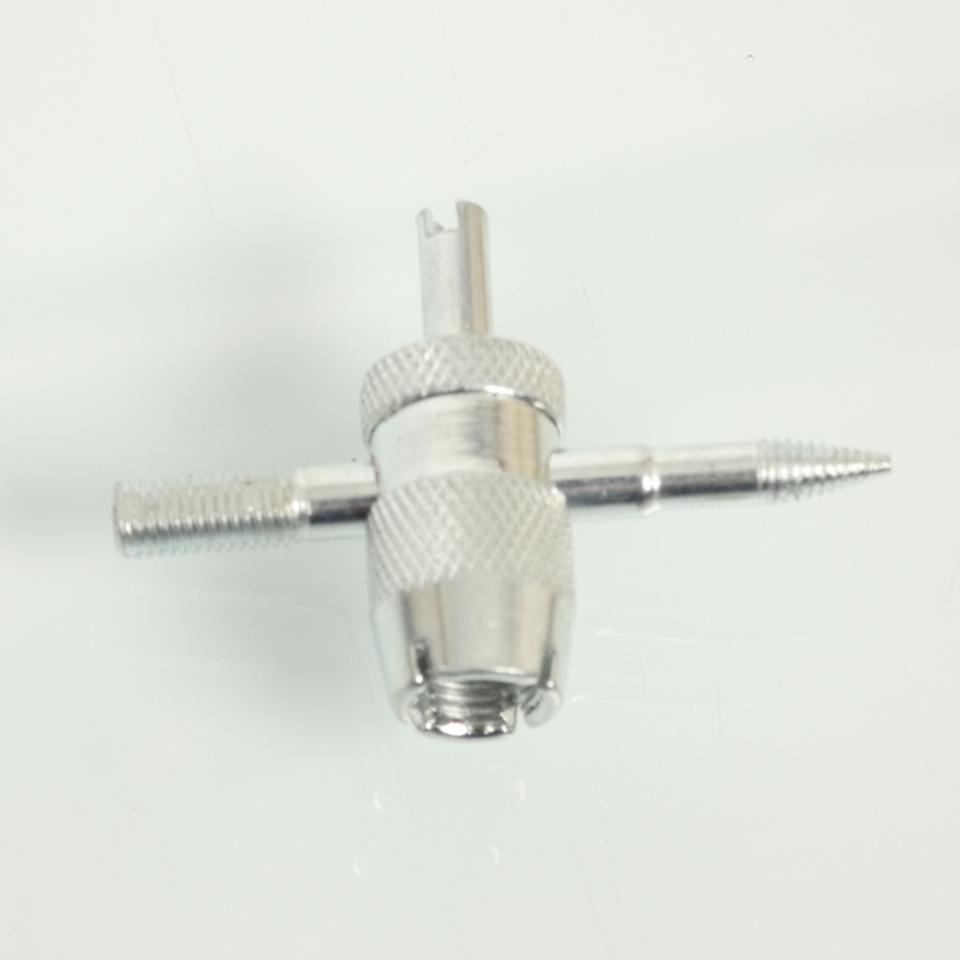 Outil démonte obus 4 en 1 pour valve de chambre à air ou tubeless de moto cyclo