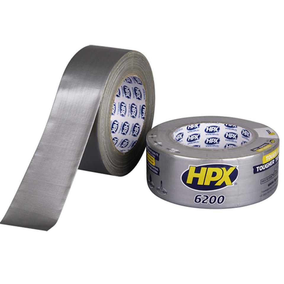 Ruban adhésif gris toile américain HPX CS5025 48mm x 25m très résistant pour réparation moto scooter quad