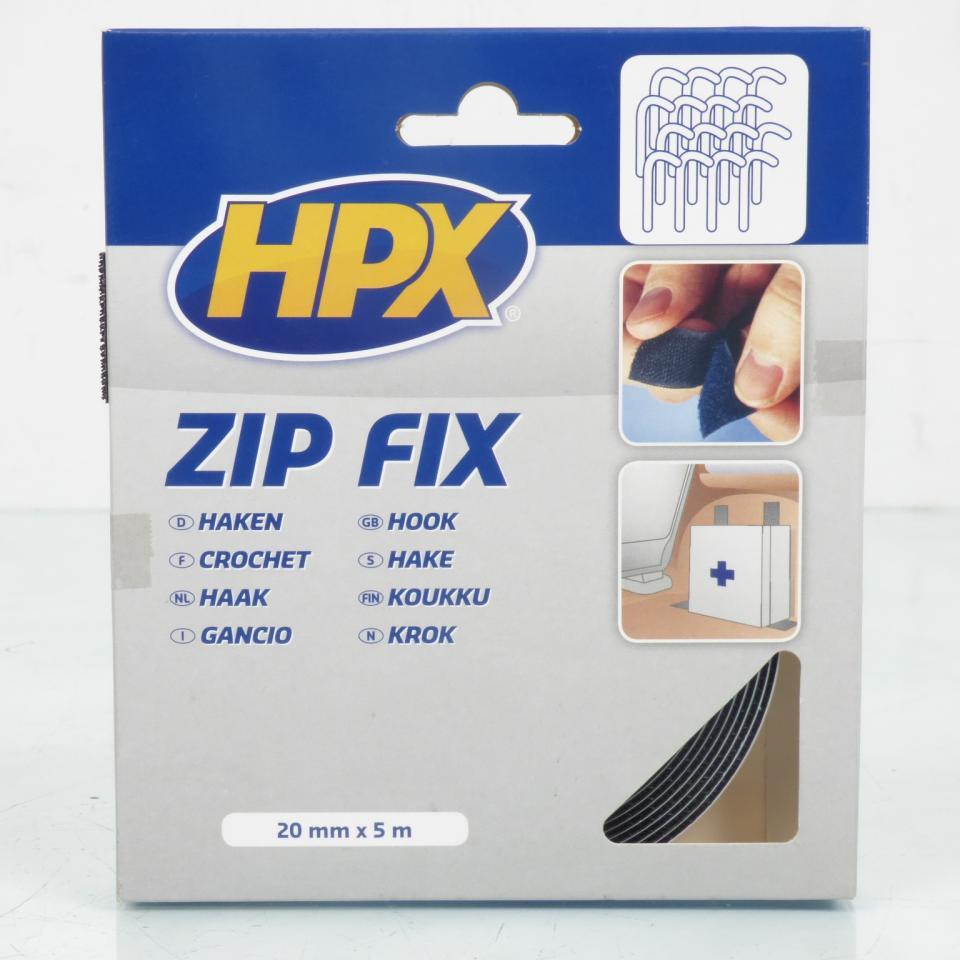 Ruban adhésif de fixation bande scratch HPX ZIP FIX crochet Z2005H 20mm pour auto