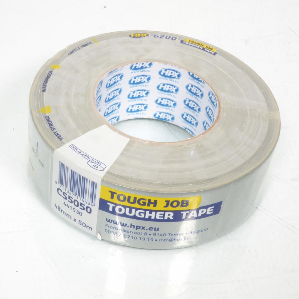Rouleau de ruban toile adhésif HPX gris CS5050 48mm x 50m haute qualité pour réparation tuyaux tube