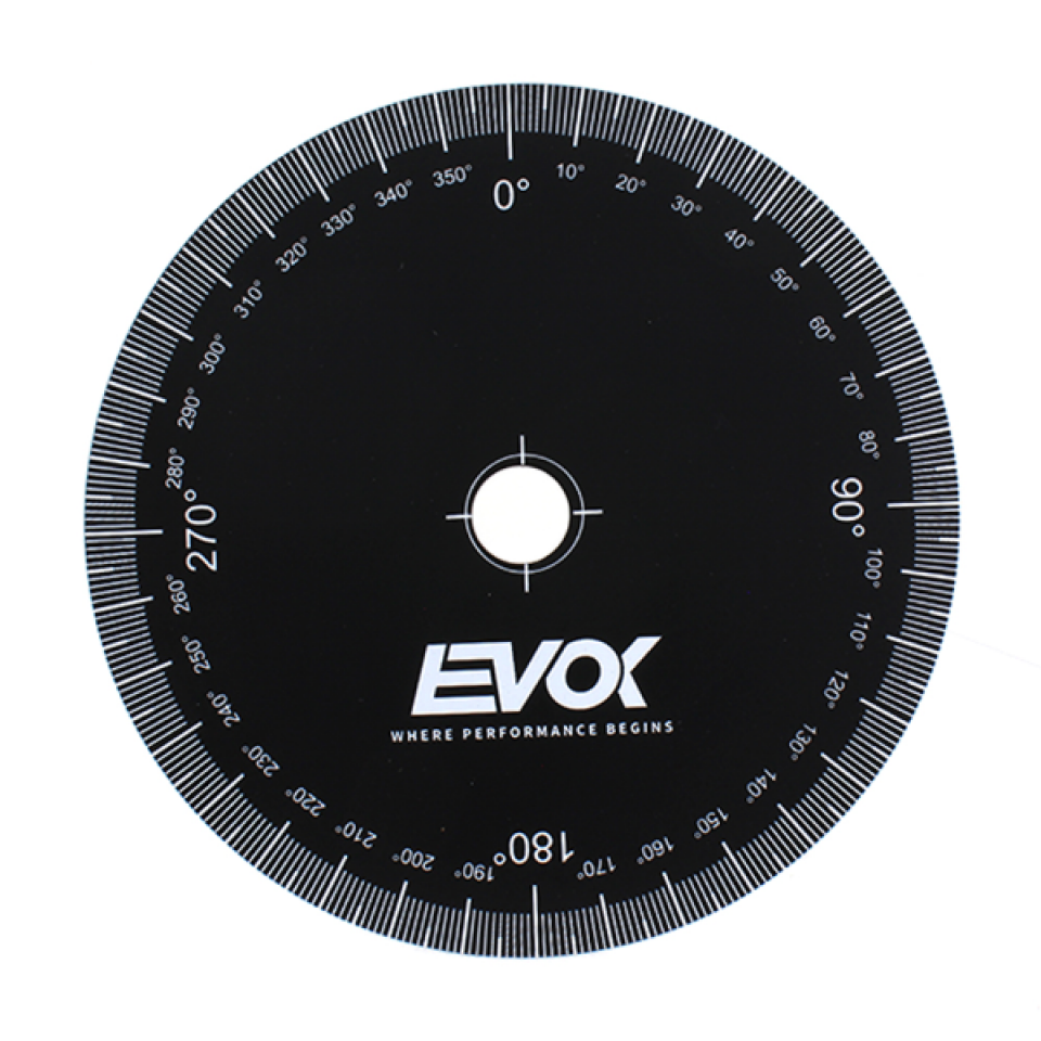 Disque gradué EVOK réglage calage diagramme allumage pour moto mob 2T 4T Neuf