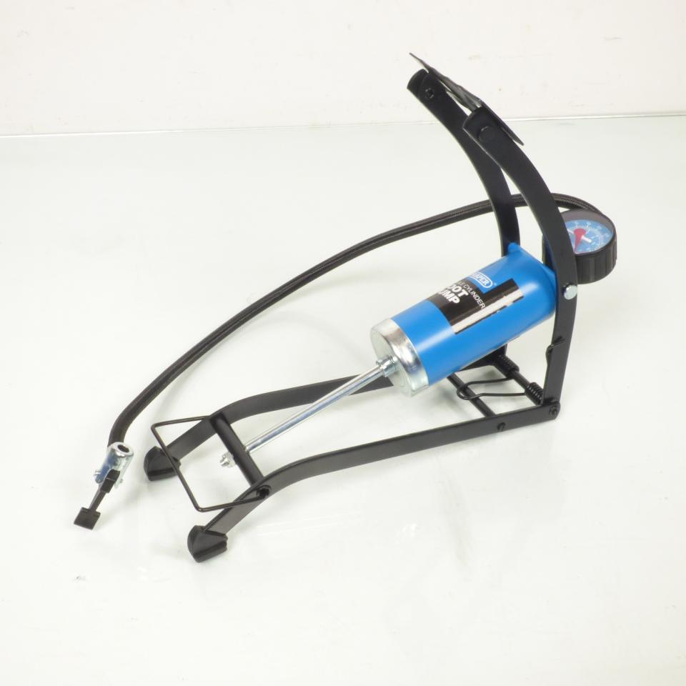 Pompe de gonflage gonfleur à pied Draper 0.7 à 7 Bars pour auto moto vélo Neuf