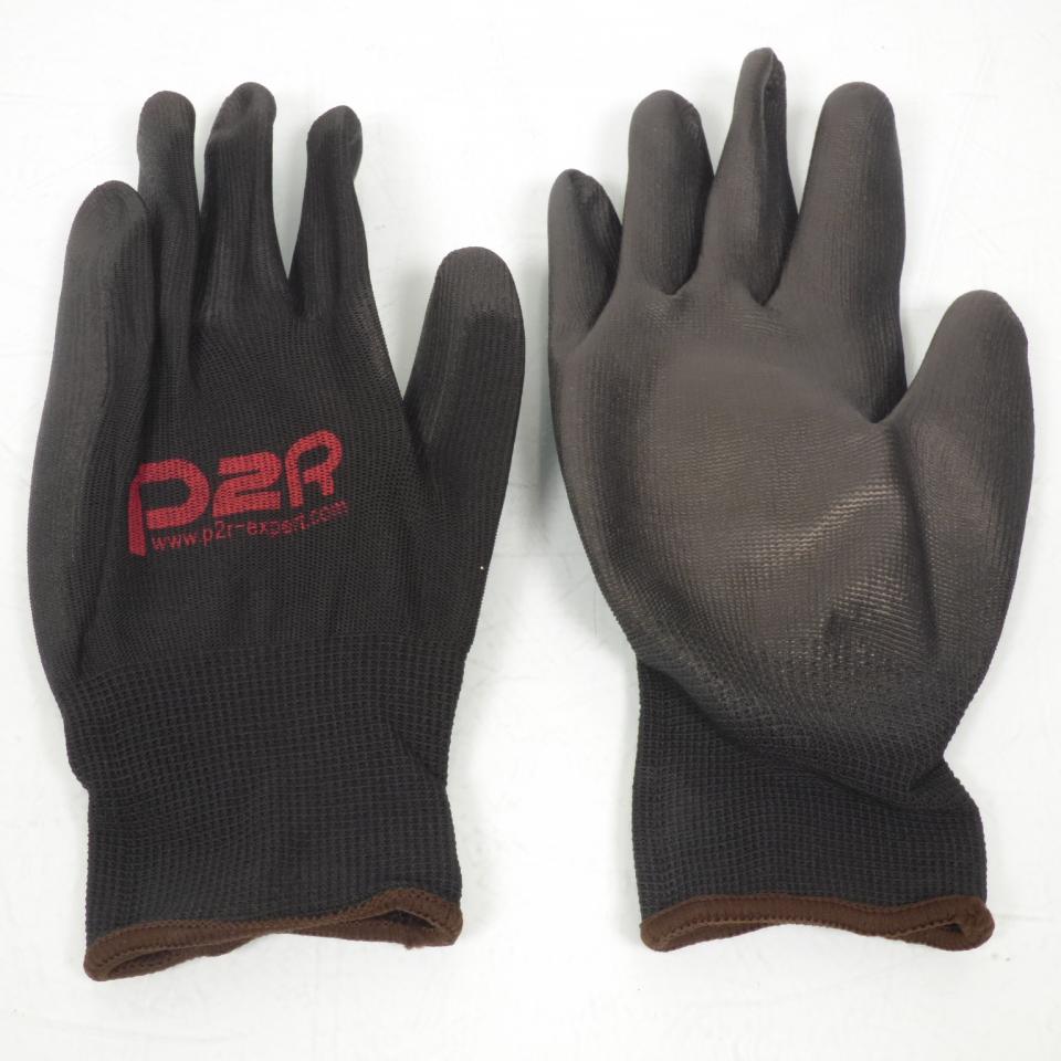 Paire de gant pour atelier réparation neuf taille 9 en polyuréthane coloris noir homologué CE