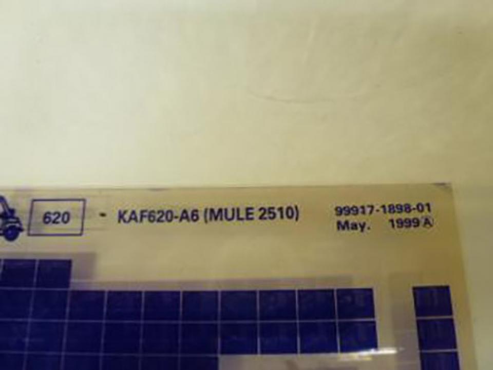 Outillage origine pour moto Kawasaki 1998-2001 KAF620-A6 Occasion