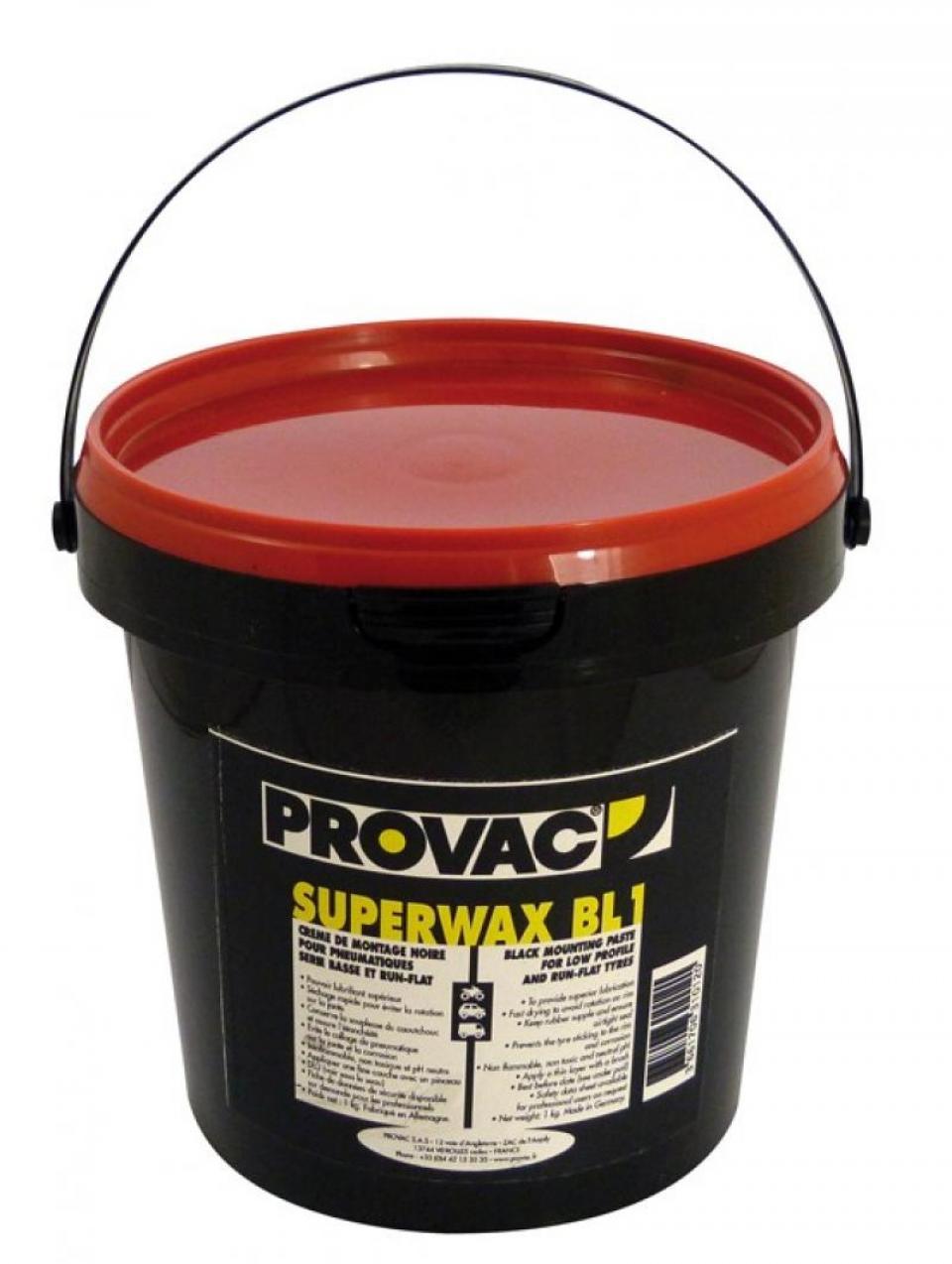 Pot 1kg graisse crème montage pneu pneumatique noire PROVAC auto pour moto quad scoot