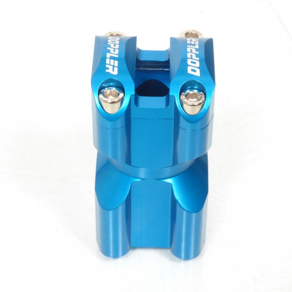 Potence de guidon bleu Doppler pour Scooter Gilera 50 Stalker 1993 à 2011 Neuf