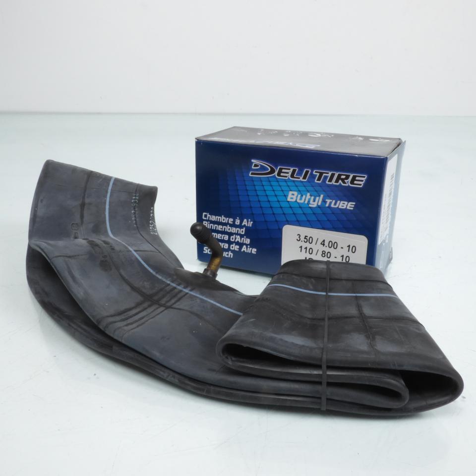 Chambre à air Deli Tire pour moto 3.50-10 3.75-10 4.00-10 110/80-10 JS-87C Neuf
