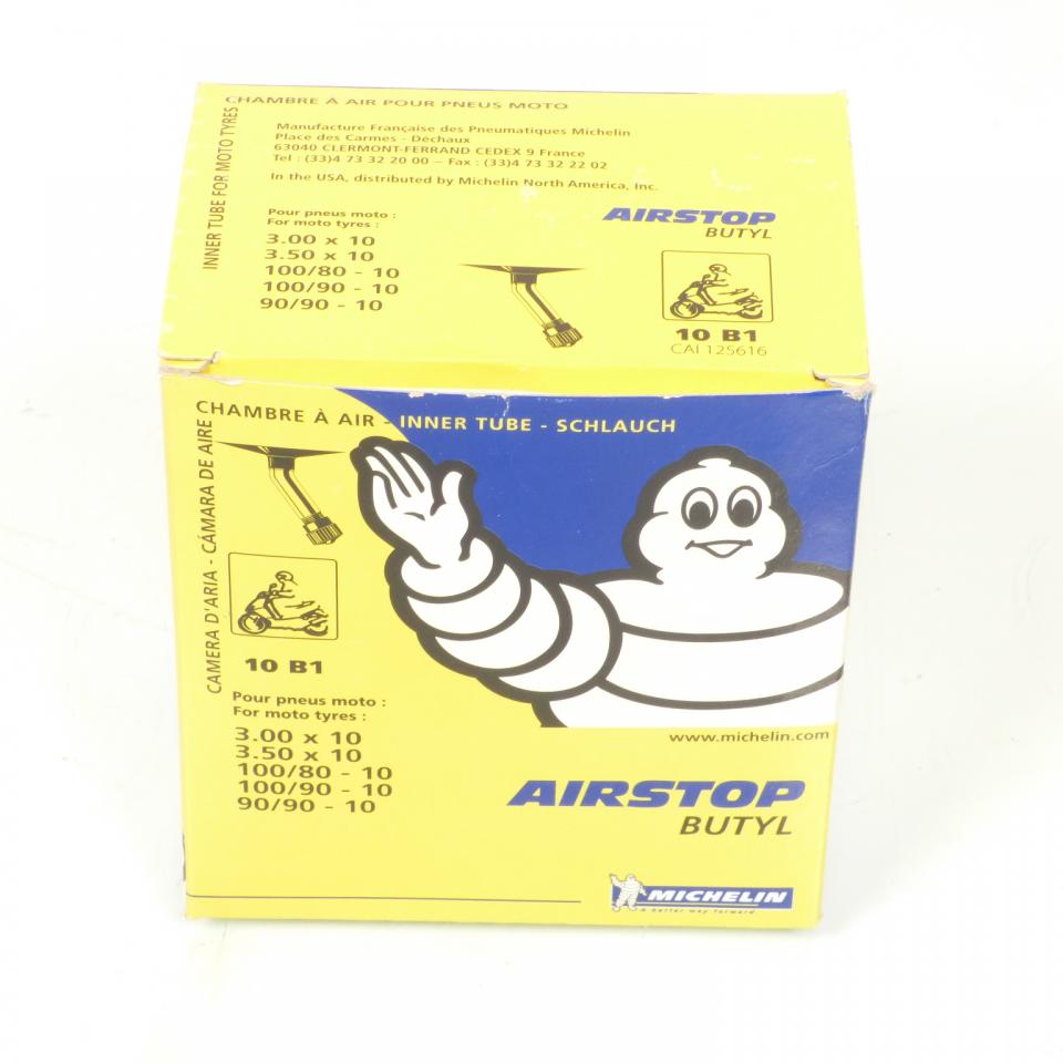 Chambre à air Michelin pour scooter 3.00-10 3.50-10 100/80-10 100/90-10 90/90-10 10B1