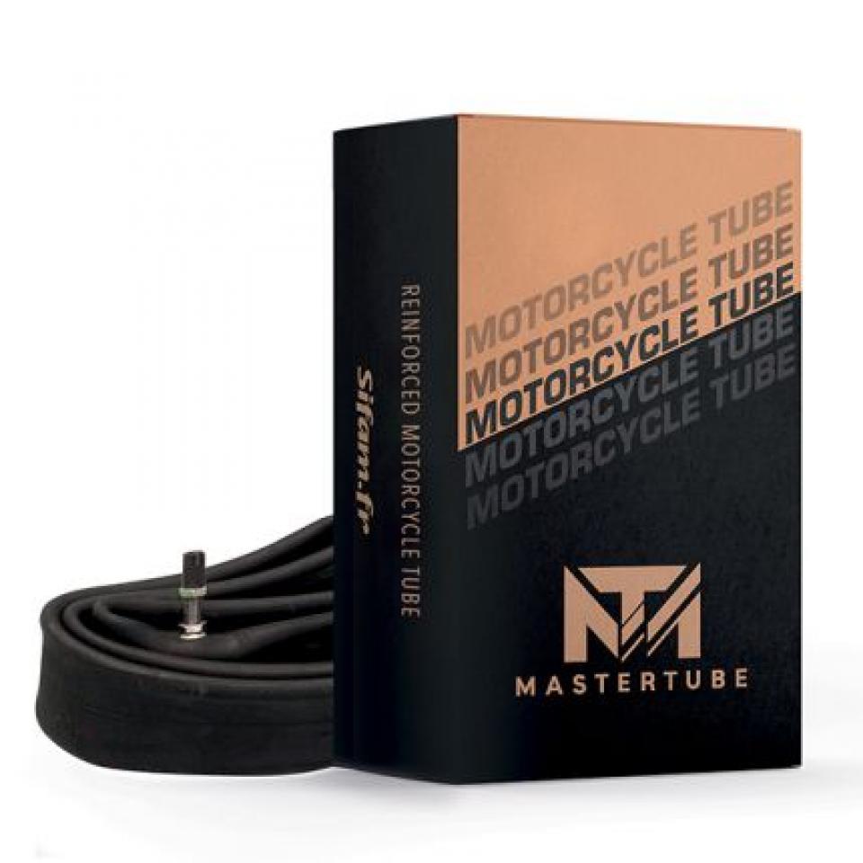 Chambre à air Mastertube 3.25-16 90/100-16 valve droite TR4 pour moto Neuf
