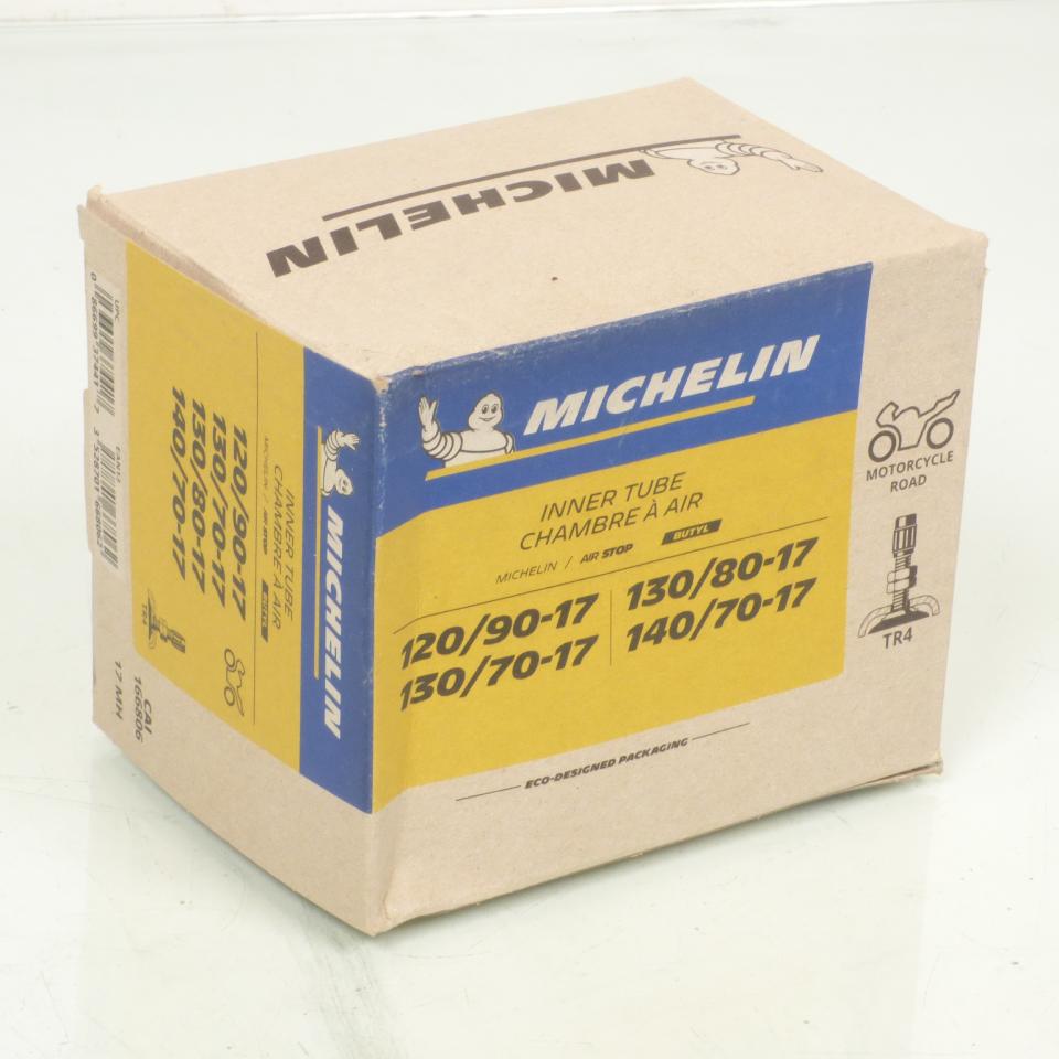 Chambre à air Michelin 17MH pour moto 120/90-17 130/70-17 130/80-17 140/70-17 TR4