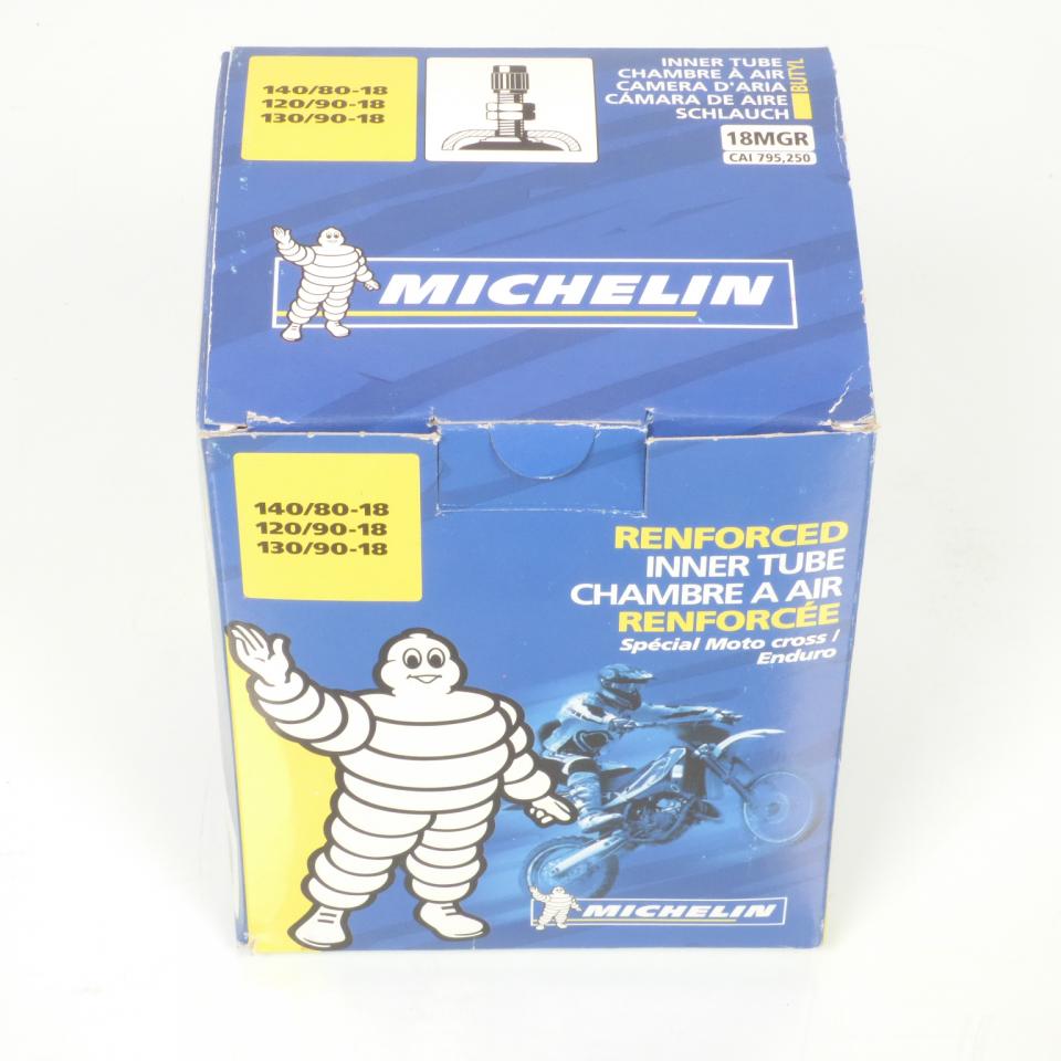 Chambre à air Michelin pour Auto Michelin 140/80-18 / 120/90-18 / 130/90-18 / 18MGR Neuf