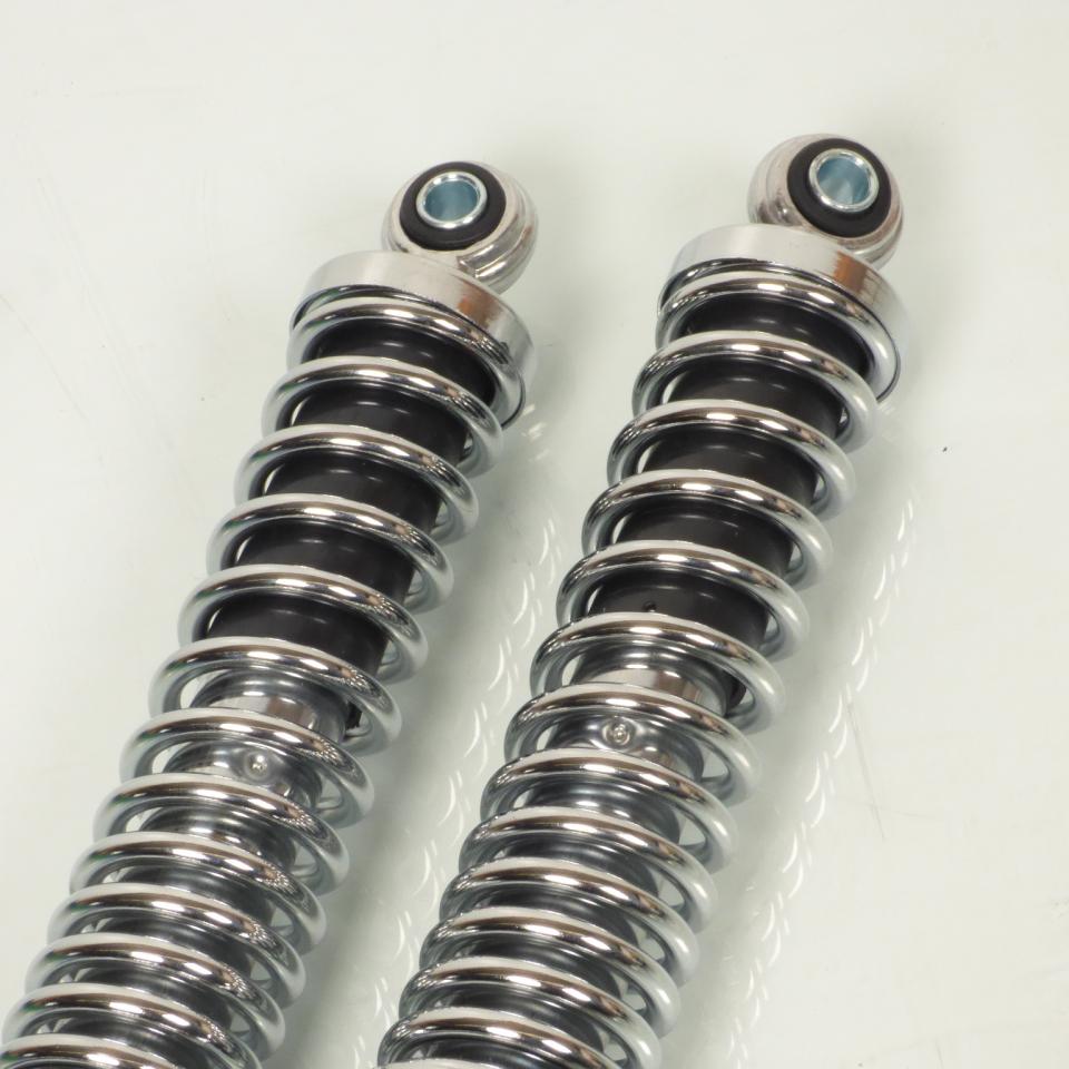Amortisseur arrière chrome et noir 360mm P2R pour mobylette MBK 50 51 Neuf