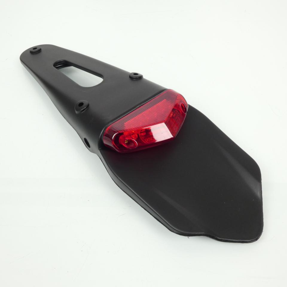 Bavette arrière support plaque Myra avec feu LED 12V rouge pour moto enduro Neuf