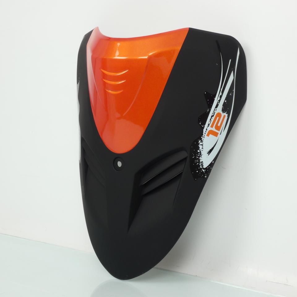 Tablier avant origine pour scooter Benzhou 50 QT noir mat orange Neuf